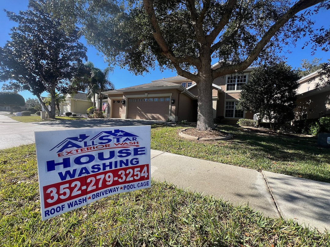 High performance house washing in Brooksville Florida 